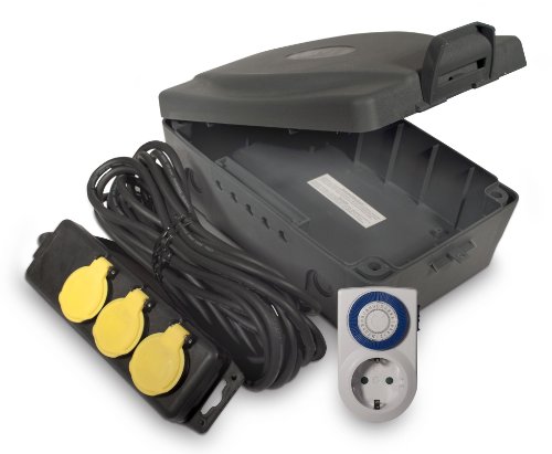 MASTERPLUG Masterbox Outdoor Power Kit IP54 8m