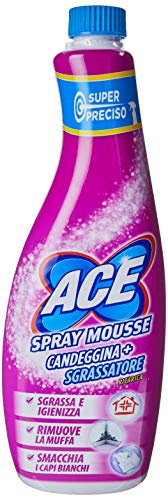 Ace Spray Mousse Candeggina con Sgrassatore Ricarica,1 x 650 ml
