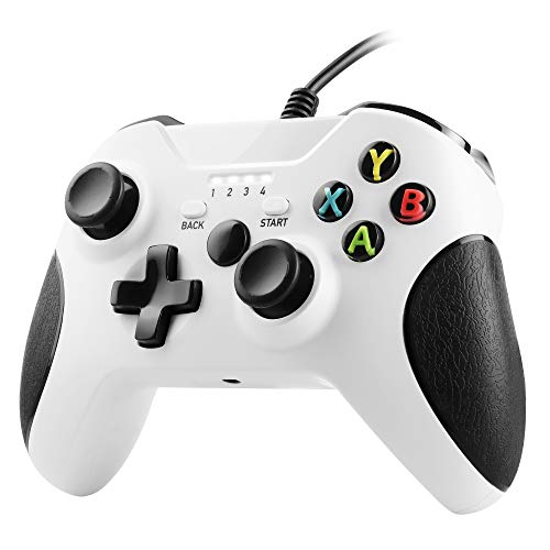 Zexrow Xbox One Game Controller, USB Cablato Gamepad, Design Doppia Vibrazione con Ergonomico, Compatibile con Xbox One/X/S/Elite/Windows PC 7/8/10