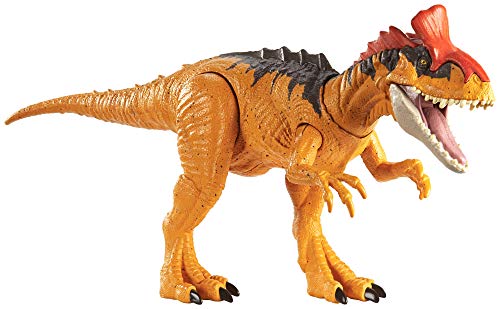 Jurassic World- Colpisci e Ruggisci Dinosauro Attacco Sonoro Criolofosauro, Giocattolo per Bambini 4+ Anni, Multicolore, GJN66