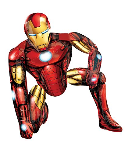 Amscan - Palloncino Gigante Di Iron Man, Altezza: 120 Cm