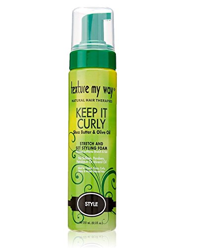 Texture My Way Keep It Curly - Spuma per capelli, per allungare e fissare i ricci, 251 ml