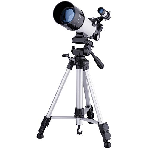 Eono by Amazon - Astronomical Telescope 70, per principianti, adulti e bambini - Bianco