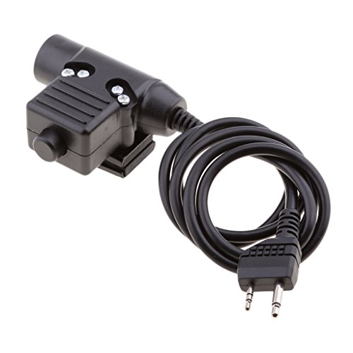 Almencla ZTactical U94 Adattatore per Cuffie E PTT per Midland Versione Standard Plug