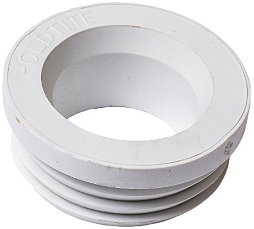 Bulk Hardware BH02931 Morsetto WC per Tubo di Mandata dell'Acqua di Scarico, Bianco