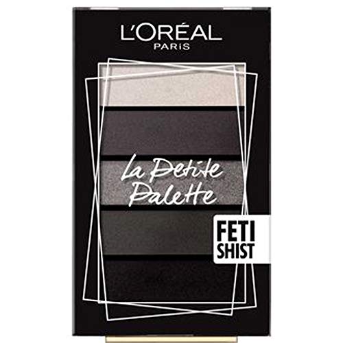 L'Oréal Paris Palette Ombretti La Petite Palette Fetishist 4 Colori e Illuminante per un Look Occhi Smoky-Eye