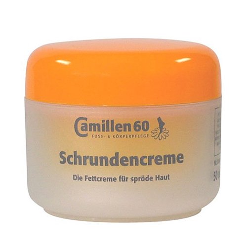 Crema per screpolature Camillen 60, crema per i piedi con camomilla, vitamina A per piedi screpolati