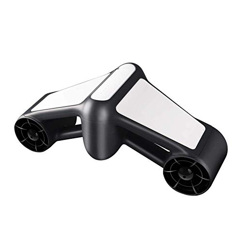 QLPP Scooter subacqueo, Scooter a Doppia velocità, con Doppie eliche, Supporto per Fotocamera Compatibile, profondità di Immersione di 50 Metri,B