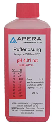 Apera Instruments, soluzione di calibrazione del pH 4.01 (250 ml)