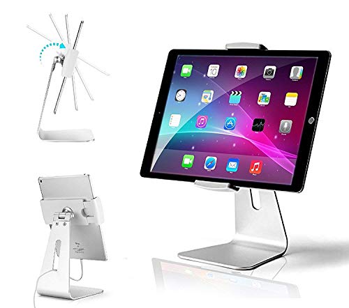 AboveTEK Supporto Tablet, Porta Regolabile per iPad, Stand per iPad Pro/iPad Air/iPad Mini/Samsung/Google Nexus/HTC/LG/Kindle/Amazon Fire
