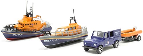 Corgi- RNLI Gift Set-Shannon Severn Lifeboat And Flood Rescue Team Modello, RNLI0001