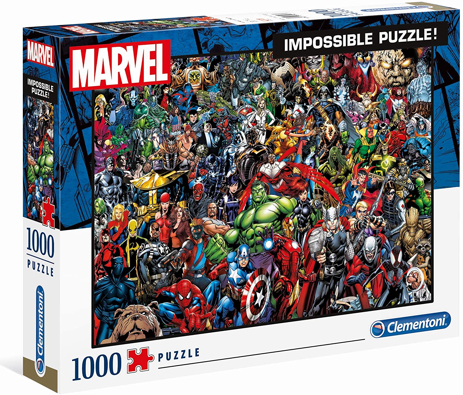 Clementoni Marvel Impossible Puzzle, 1000 Pezzi, 39411