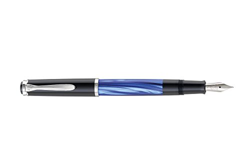Pelikan Classic M205 Penna Stilografica, Ambidestro, Blu, 1 pezzo