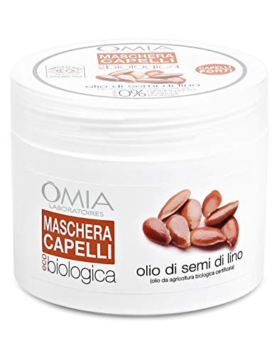 Omia Maschera Capelli Ecobio Olio di Semi di Lino - 250 ml