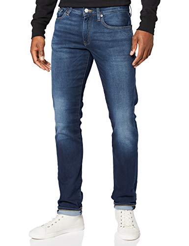 ARMANI EXCHANGE Fleece, Mid Dark Wash Jeans Slim, Blu (Indigo Denim 1500), W30/L34 (Taglia Produttore: 30) Uomo