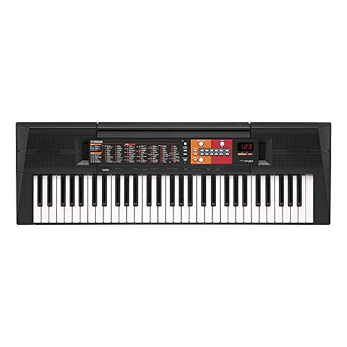 Yamaha Digital Keyboard PSR-F51, Tastiera Digitale Ottima per Principianti, Design Compatto Portatile, con 61 Tasti, Display a LED e Funzioni di Apprendimento, Nero