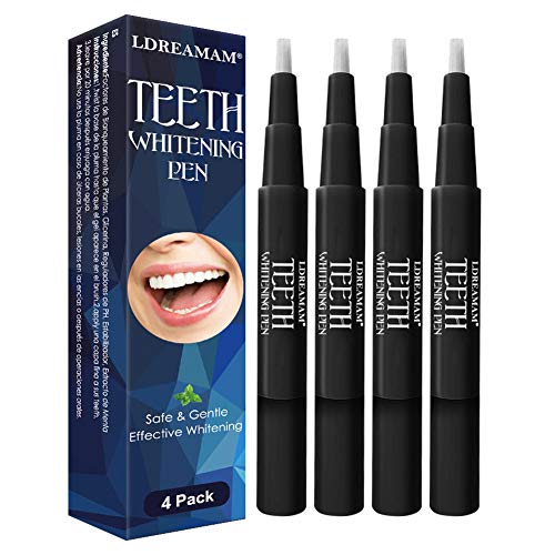 Sbiancamento Dentale,Gel Sbiancante Denti,Denti Bianchi,Rimuove le Macchie Dentali,Penna Sbiancante per Denti più forti e Sorriso più luminoso（4pc）