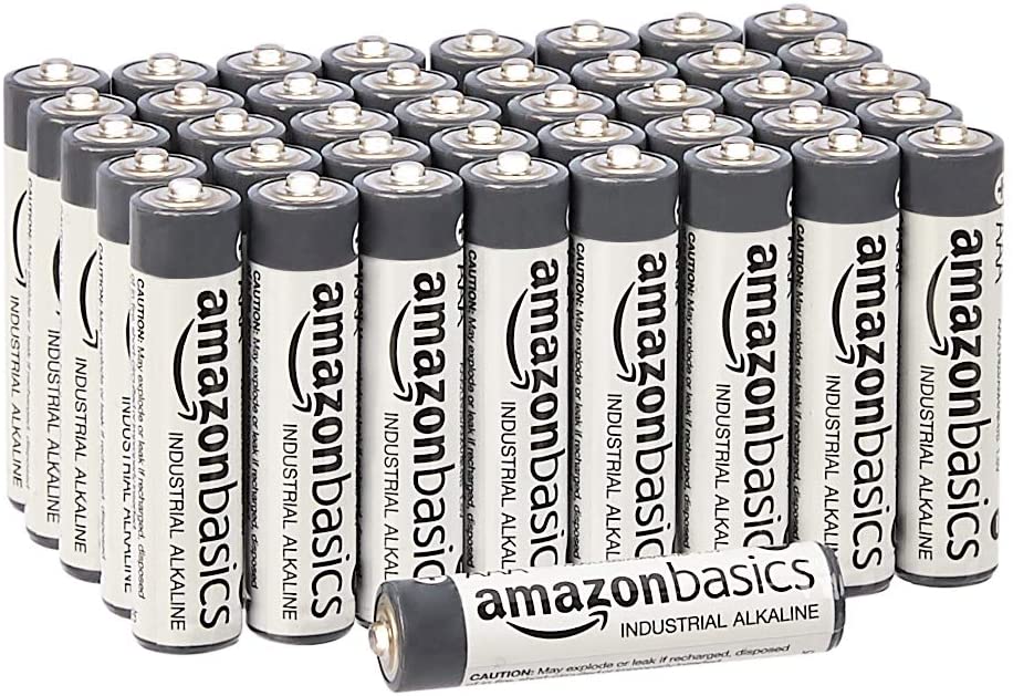 AmazonBasics AAA Industrial Alkaline Batteries (Pack of 40)