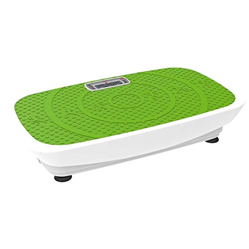 YM PEDANA Vibrante Basculante 3D Display Telecomando Fitness 2 Motori da 250W (Verde)