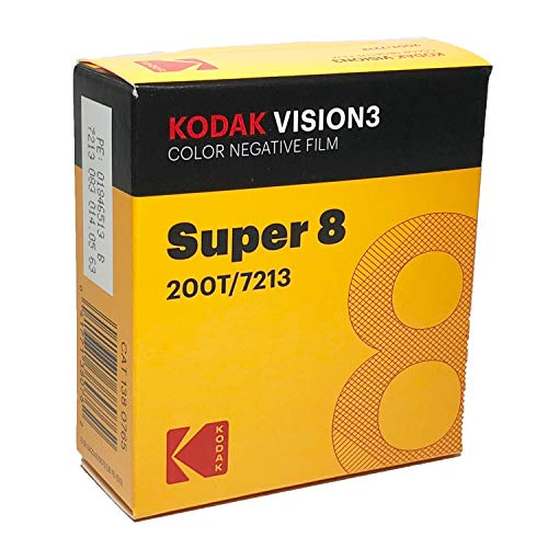 Kodak Vision3 - Pellicola negativa a colori Super 8 mm 200T 7213