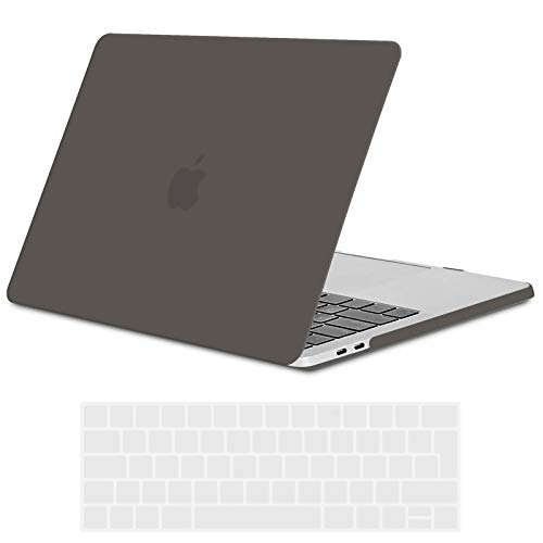 TECOOL Custodia MacBook PRO 15 Pollici 2016 2017 2018 2019 Case, Plastica Cover Rigida Copertina & Copertura della Tastiera per MacBook PRO 15,4 con Touch Bar & Touch ID A1707 / A1990 -Grigio