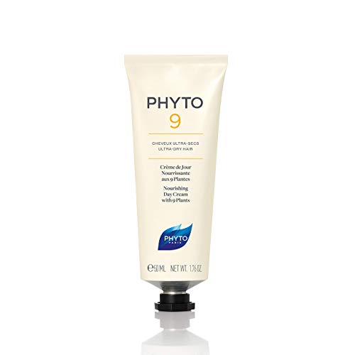 Phyto 9 Crema Nutriente per Capelli Molto Secchi, Dona Nutrimento e Luminosità, Trattamento Senza Risciacquo, Formato da 50 ml