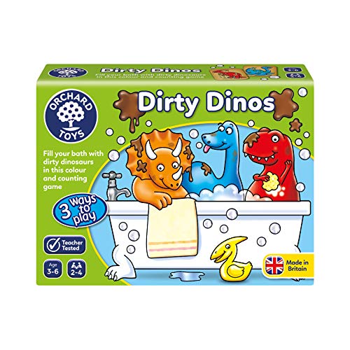 Orchard Toys 051 Dirty Dinos Game, Multi, Taglia Unica