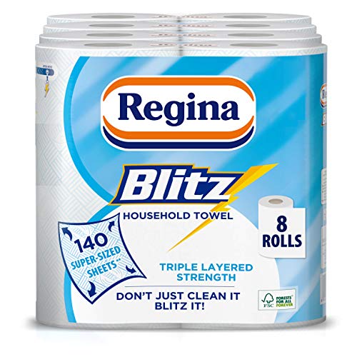 Asciugatutto Regina Blitz – Confezione da 4, totale 8