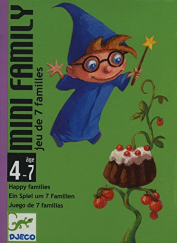 Djeco - Gioco di carte DJECOCarte Mini Family, Multicolore (36)