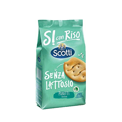 Si con Riso - Panetti Crackers con Farina di Riso - Snack Senza Lattosio - 250 gr