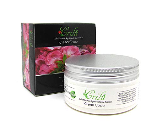 Crilu Crema alla Rosa Mosqueta (100 ml) azione rigenerante a livello cellulare per ridurre visibilmente smagliature, acne, cicatrici e macchie della pelle. Pelle setosa dalla prima applicazione.