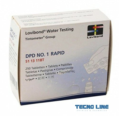 Lovibond Pastiglie DPD1 per Tester Cloro - Confezione 250pz. - Spedizione IMMEDIATA