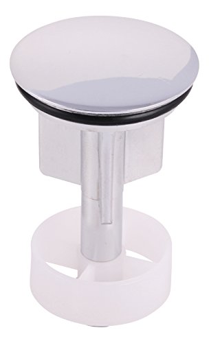 Valvola tappo per lavabo scarico del rubinetto 1 1/4, diametro 35 mm, cromato, Cromato