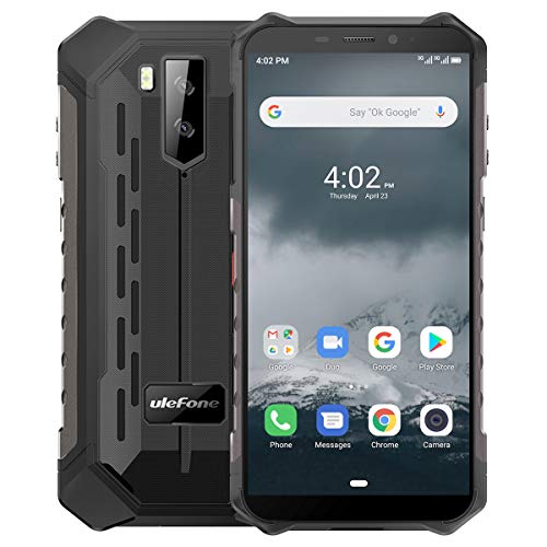 Rugged Smartphone 2020, Ulefone Armor X3 Telefono IP68 Android 9.0, 2GB+32GB, 128GB Espandibili, 5000mAh, Fotocamera 8MP+2MP+5MP, 5.5