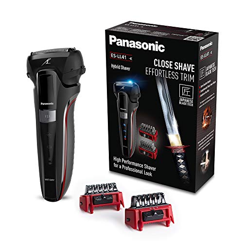 Panasonic ES-LL41-K503 Rasoio ibrido 3 in 1 per rasatura, taglio e stile, colore: Nero