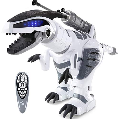 ANTAPRCIS Robot Giocattolo per Bambini, RC Dinosauro con Controllo dei Gesti, Programmabile Intelligente e Camminare Ballare Giocattolo, Regalo di Natale