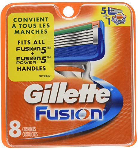 Gillette - Lamette da rasoio Fusion, confezione da 8 ricariche
