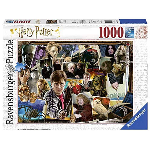 Ravensburger- Harry Potter Contro Voldemort Puzzle da Adulti, Multicolore, 1000 Pezzi, 15170