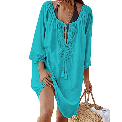 MuRstido Copricostume Costume da Bagno Parei Spiaggia Donna Tunica Bikini Cover up Beachwear Mare