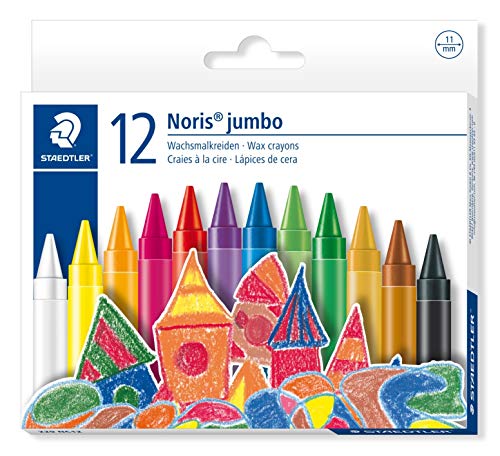 Staedtler 229 NC12 Pastello a Cera, 11 mm, 12 Pezzi