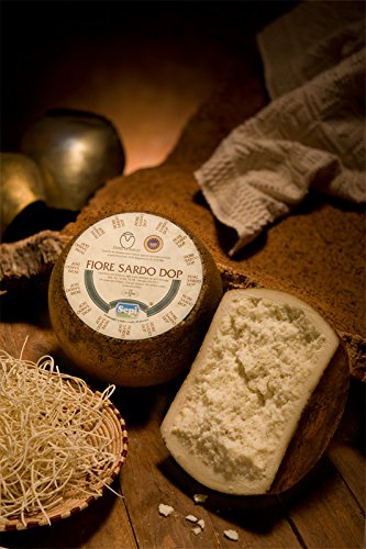 1 kg (1/4 di forma) - Fiore Sardo Dop prodotto dal caseificio Sepi. Il Fiore Sardo è un pecorino semi-stagionato o stagionato, tipico barbaricino, a latte crudo