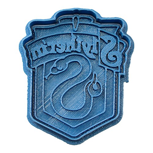 Cuticuter Harry Potter Slytherin Taglierina per Biscotti Blu, 8 x 7 x 1,5 cm