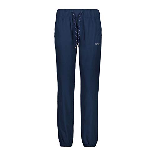 CMP Elastische Lange Hose mit Dry Function-Technologie, Pantaloni Donna, Blue, D48