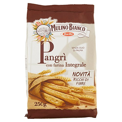 Mulino Bianco Grissini Rustici Classici Pangrì, Snack Salato per la Merenda- 250 g