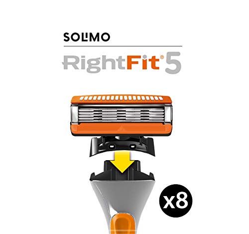 New: Marchio Amazon - Solimo RightFit5 8 ricariche - compatibile Fusion5