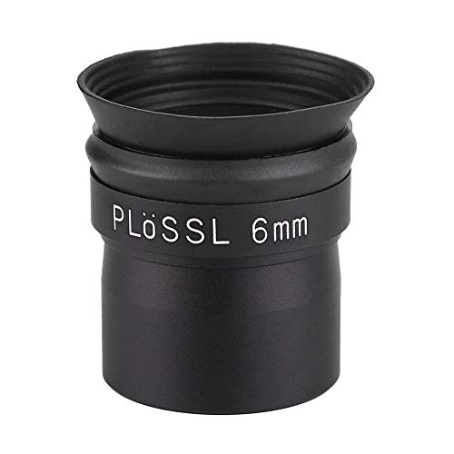 EBTOOLS Plossl 6mm Oculare da 1,25 pollici, rivestimento in lega di alluminio nero a più strati Oculare per telescopio astronomico