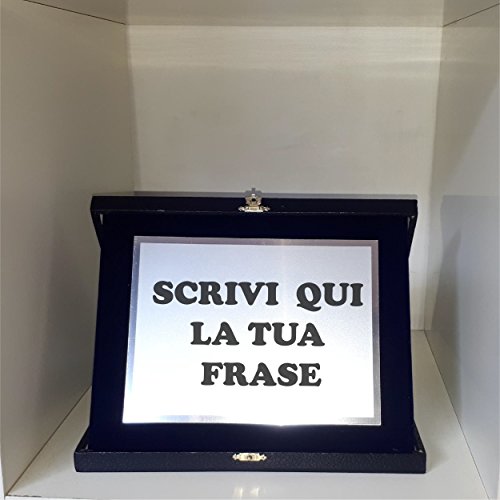 Targa Di Riconoscimento Idea Regalo Personalizzata con FraseFOTO