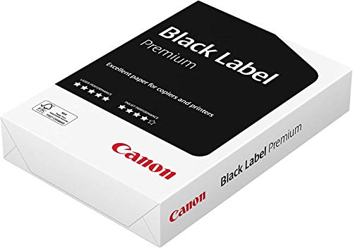 Canon Premium Label - Carta per fotocopiatrice/stampante, formato A4, 80 g/mq, 500 fogli, colore: bianco