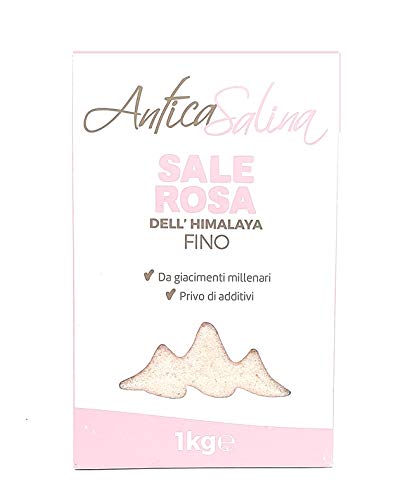 Sicilia Bedda - Sale Rosa dell’Himalaya 100% Naturale da Giacimenti Millenari - Privo di Additivi - Alta Qualità - Confezione 1 Kg. (Fino)