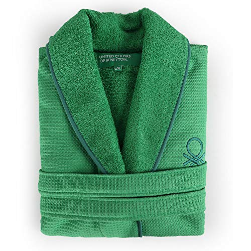 Casa Benetton - Accappatoio 100% Cotone, 360 g/mq L/XL Verde